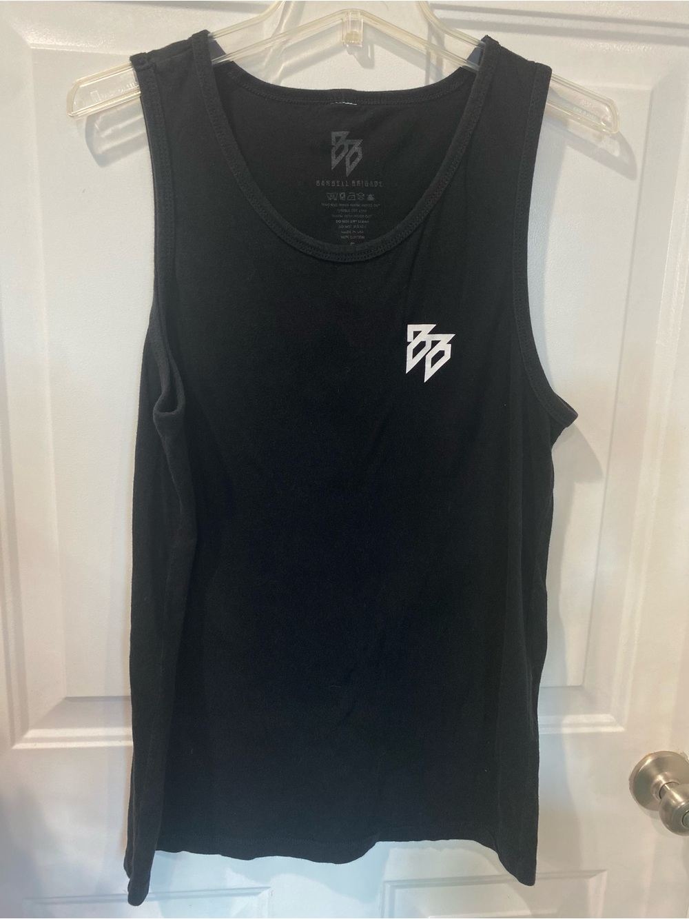 Barbell Brigade Black Logo Tank